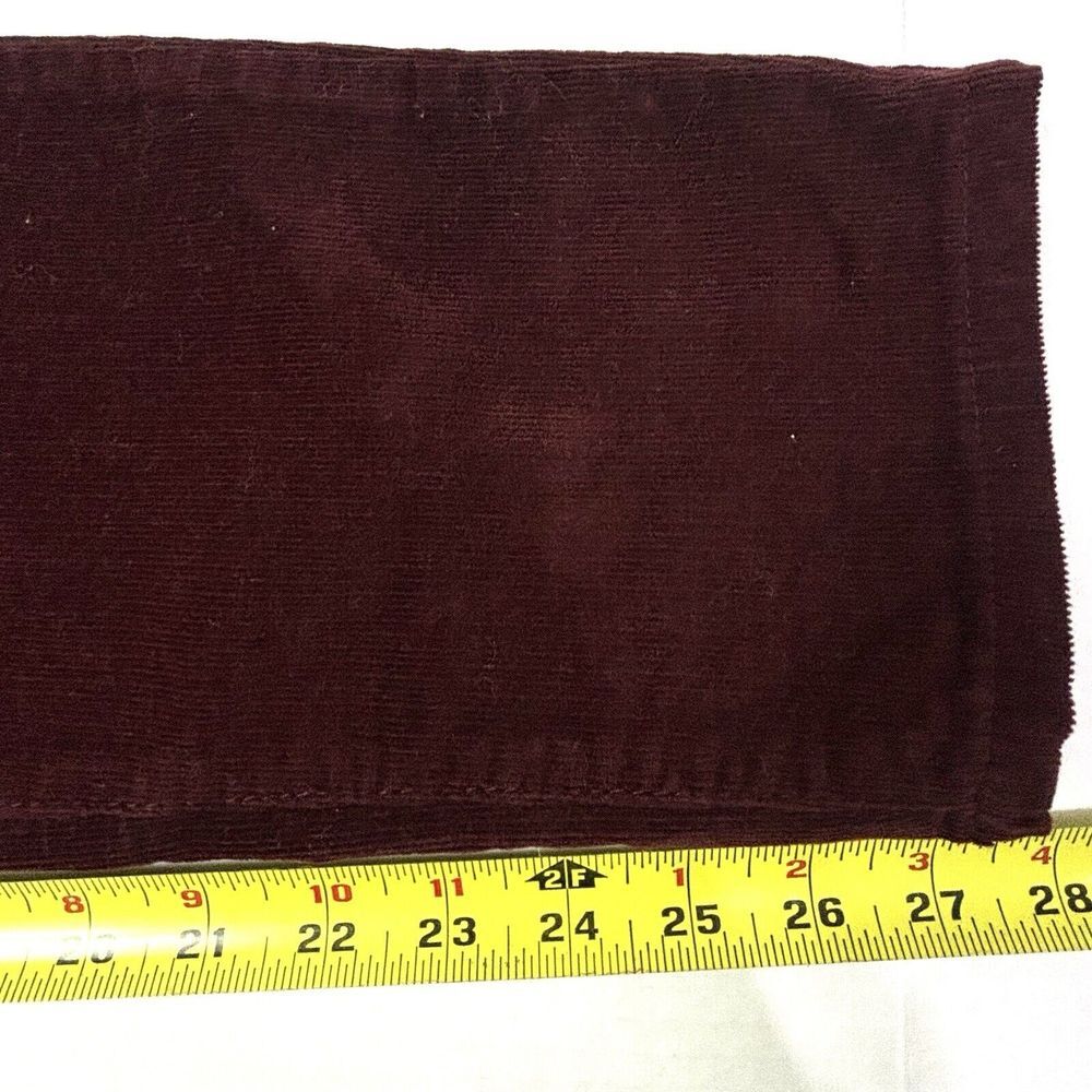 D Jeans Corduroy Pants Womens Petite 10 Modern Maroon Straight Stretch EUC‎ - Picture 7 of 9